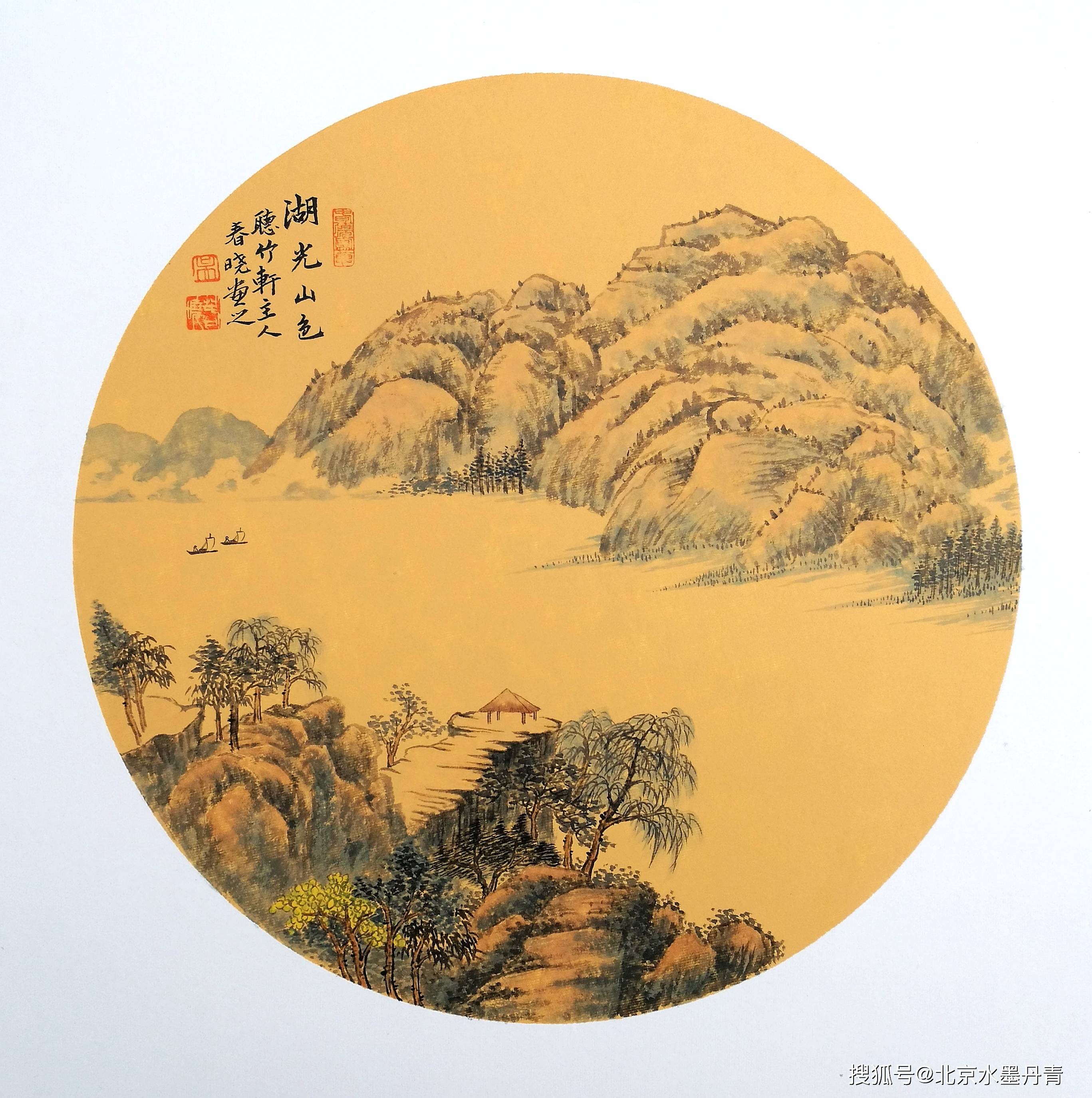 吴春晓|清风古韵-当代水墨名家团扇鉴赏交流展_作品