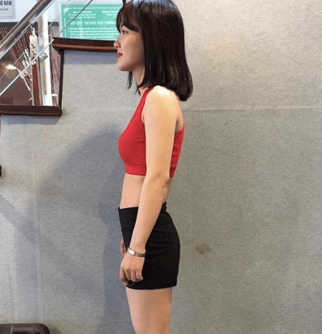 原创越南姑娘健身4年,平板身材变曲线身材,瘦并不代表好看