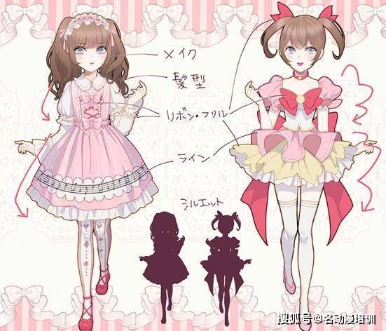 新手|绘画新手怎么画Lolita风格服装？