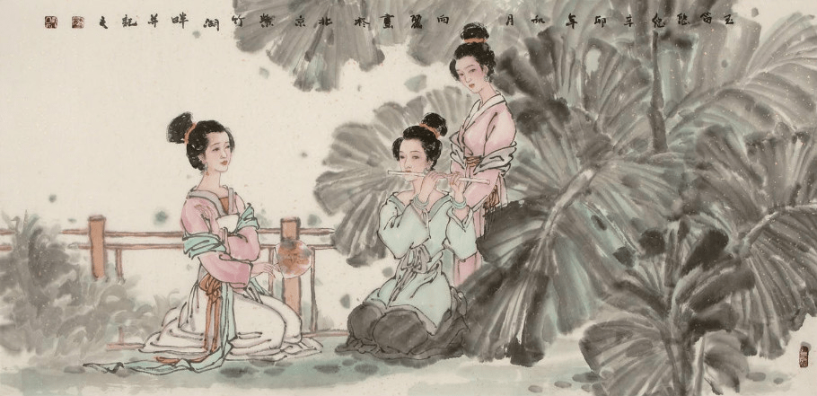 吴向丽人物作品欣赏