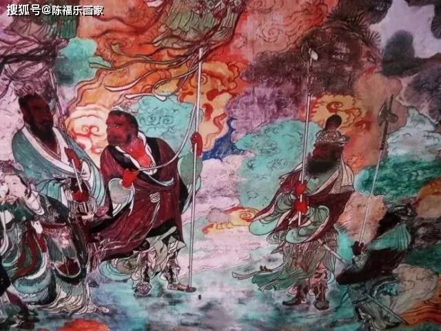 吴道子画作| 唐代丹青中的佛国和地狱_搜狐网