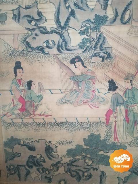 仇英《梦幻仙迹仕女图》