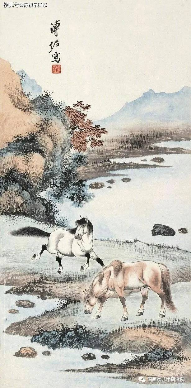 溥儀 山水畫 爱新觉罗·溥佐的高清山水画欣赏