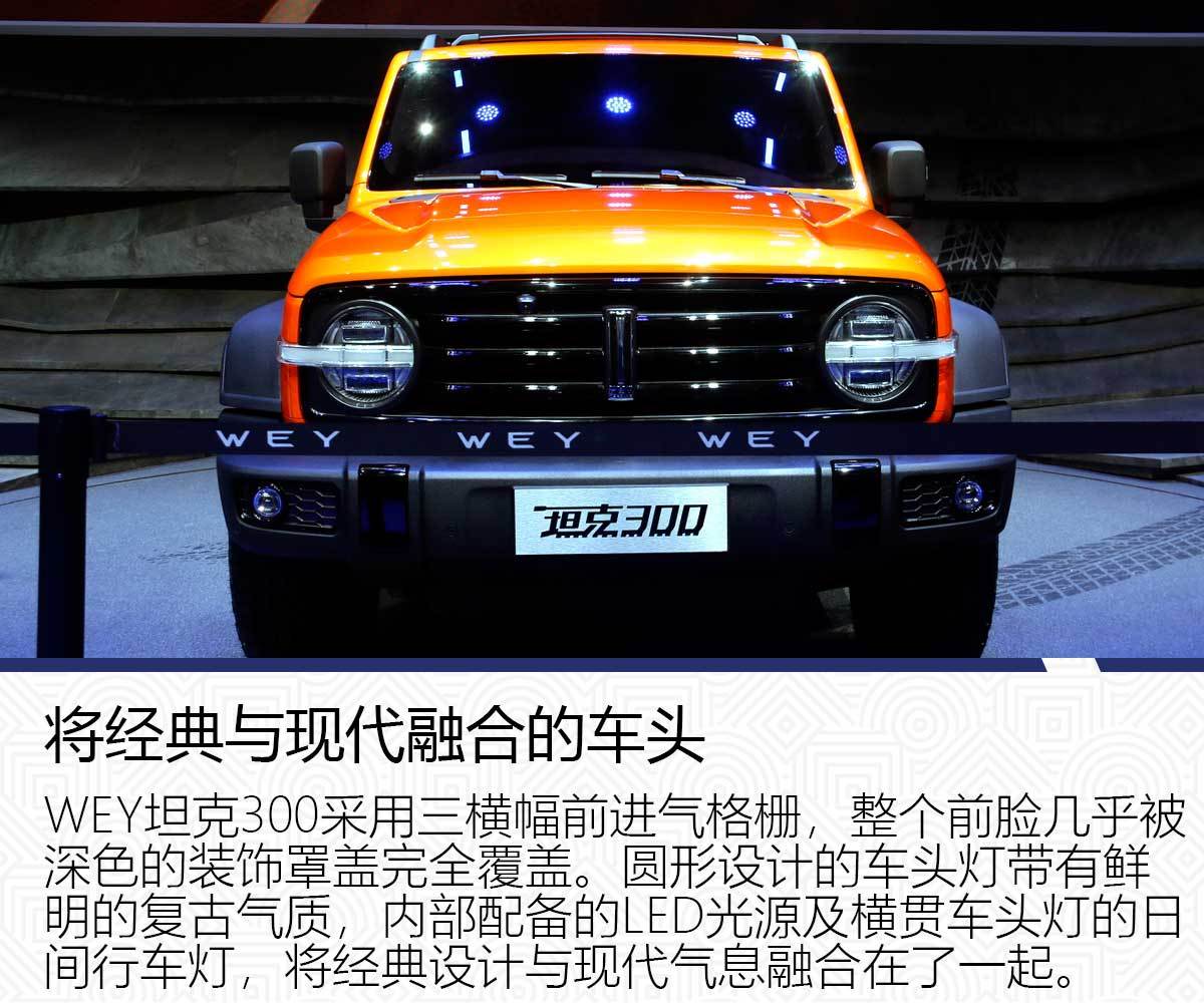 来自长城汽车旗下wey品牌的全新紧凑级硬派suv"wey坦克300"正式亮相