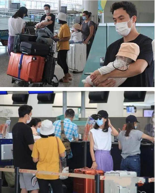 何猷启"夫妇"同框,齐娇穿白t恤配紫色阔腿裤,气质高贵