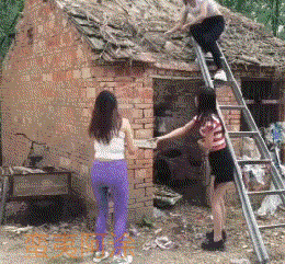 原创搞笑gif:妹子这动作很霸气,输什么都不能输了气势.