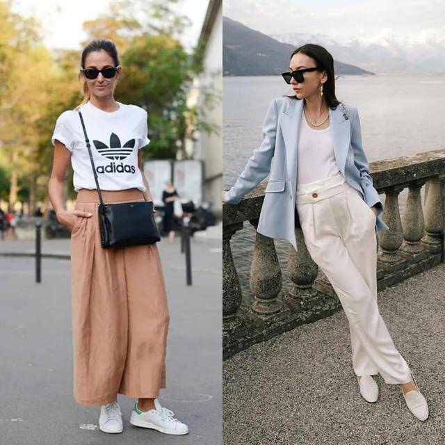 配饰|还别说，“阔腿裤+配饰”真能穿出时髦感，套这三个模板很实用