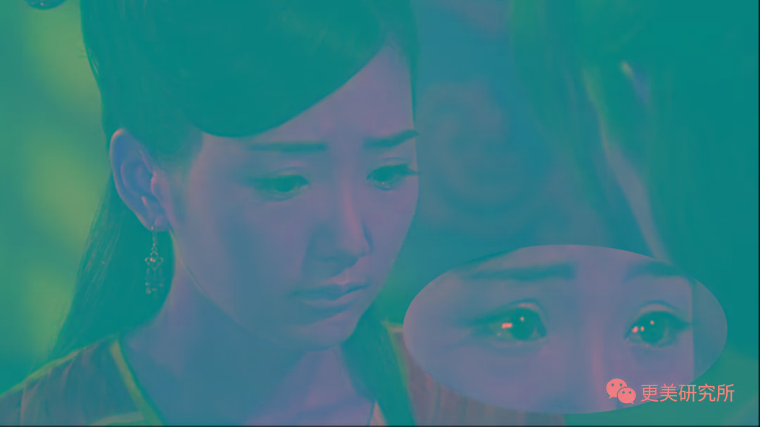 双眼皮|翻了100张照片，才发现她是贵圈换头最失败的女星