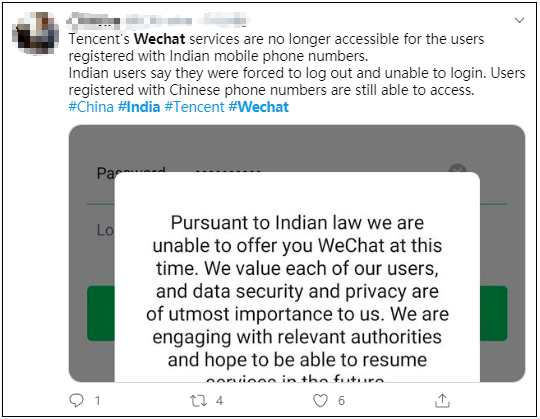 Lite|突发！微信正式在印度停止服务了！中国延长对印度货物清关检查！