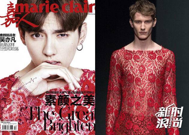 蔡徐坤|去性别化的蕾丝才是潮流！盘点小鲜肉们的蕾丝造型