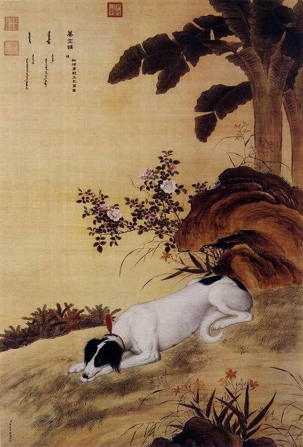 原创乾隆皇帝的十只猎犬,全都高昂凶猛