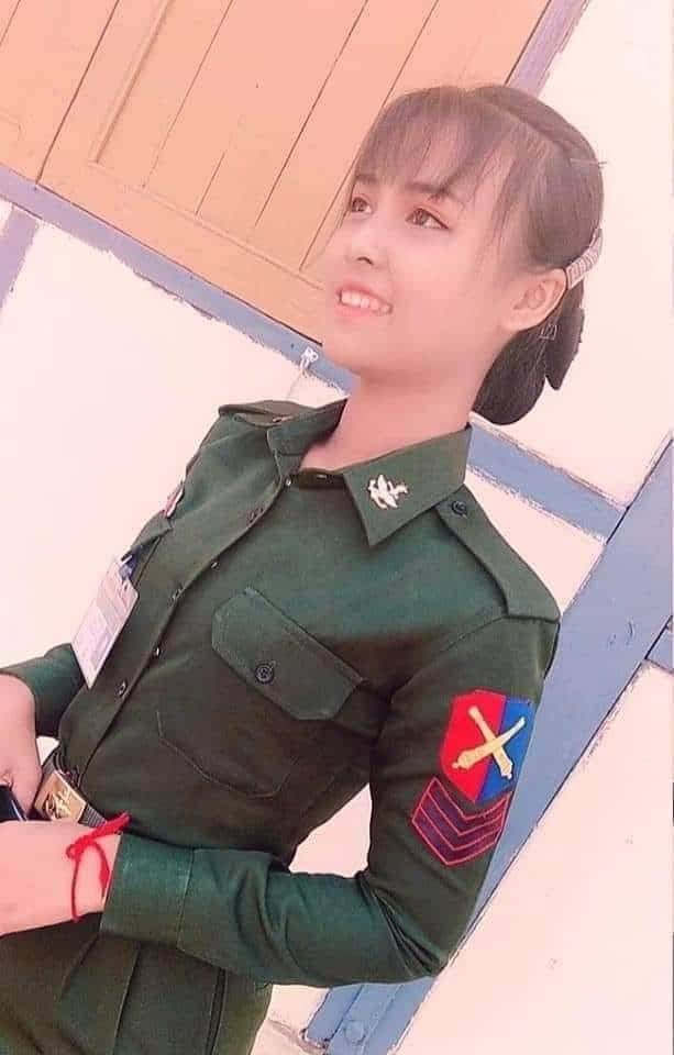 那么多的缅甸女兵,你觉得哪个好看?_缅军