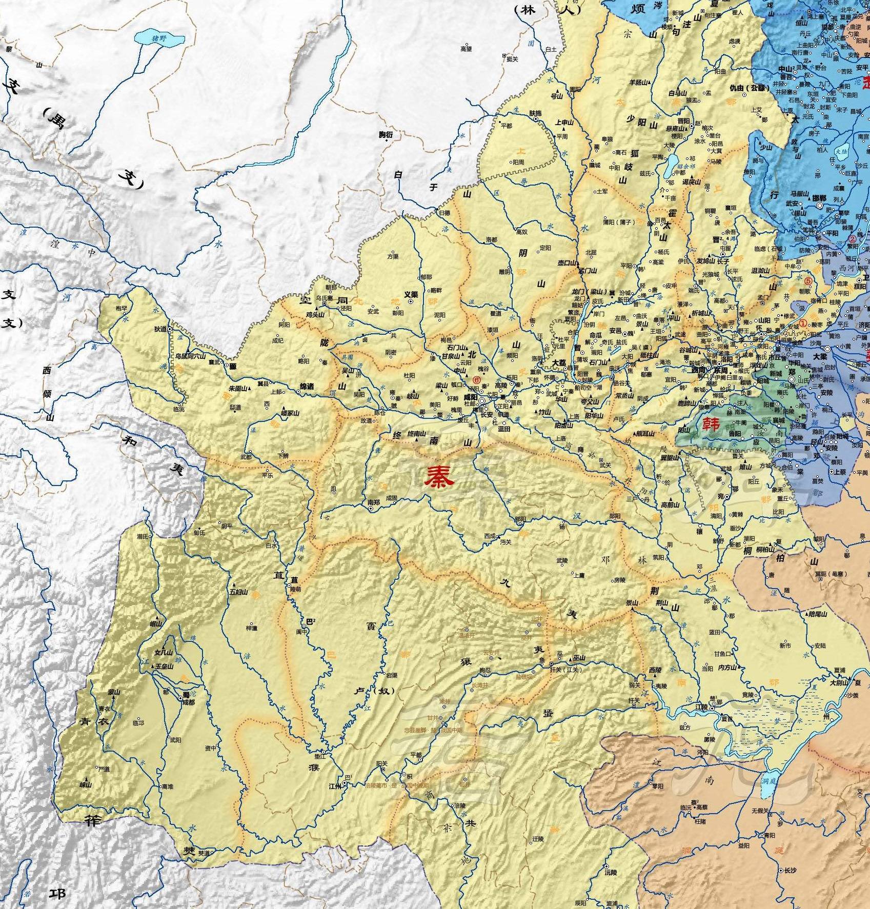 战国时期人口_战国时期地图