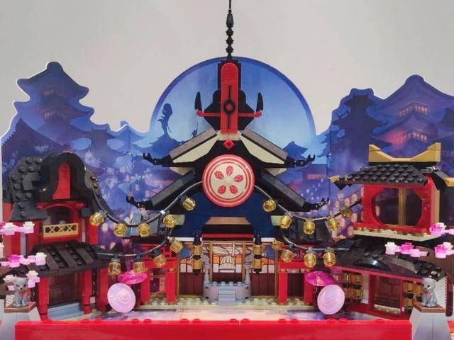 cj现场惊现"百鬼夜行,一起来看积木化的平安京!