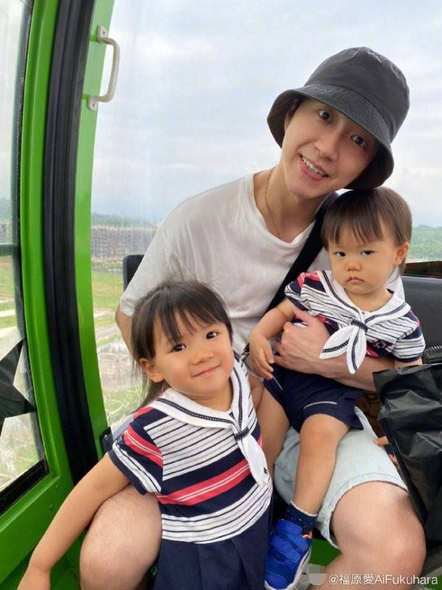 福原爱晒四代同框照,江宏杰带俩孩子,姐姐像