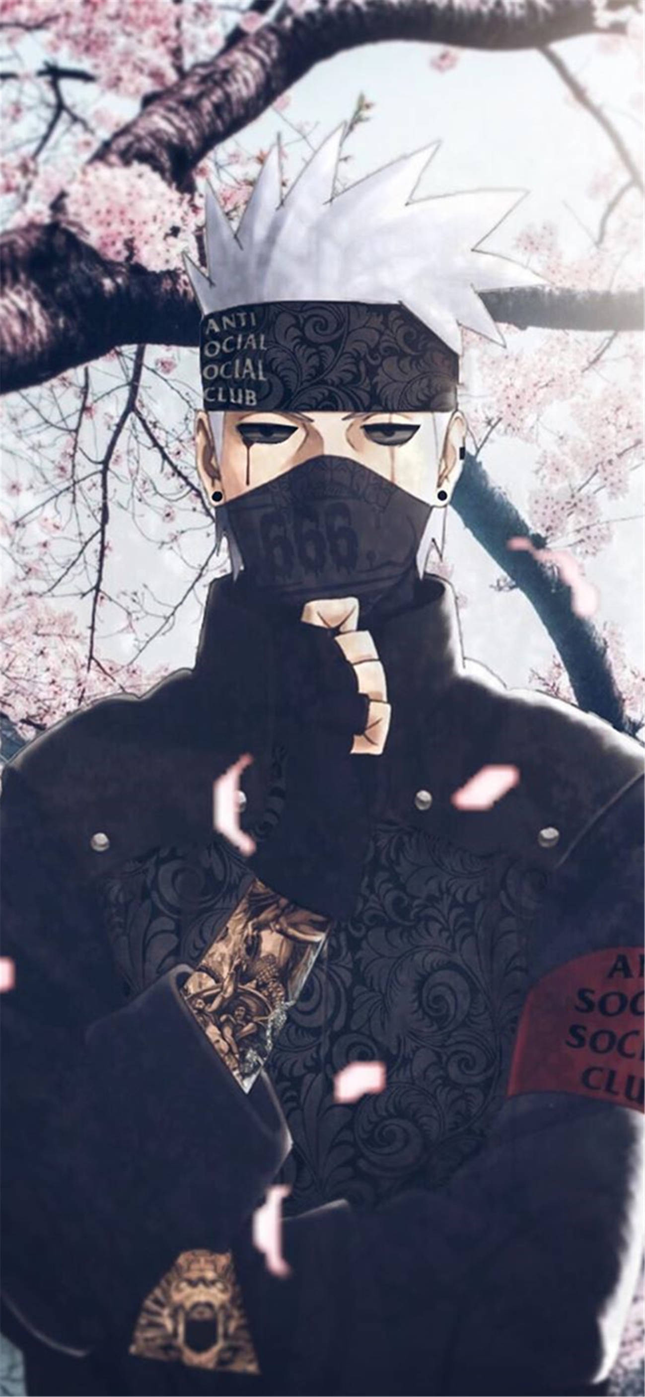 暗黑火影高清无水印手机壁纸分享,开启咒印的鸣人也很