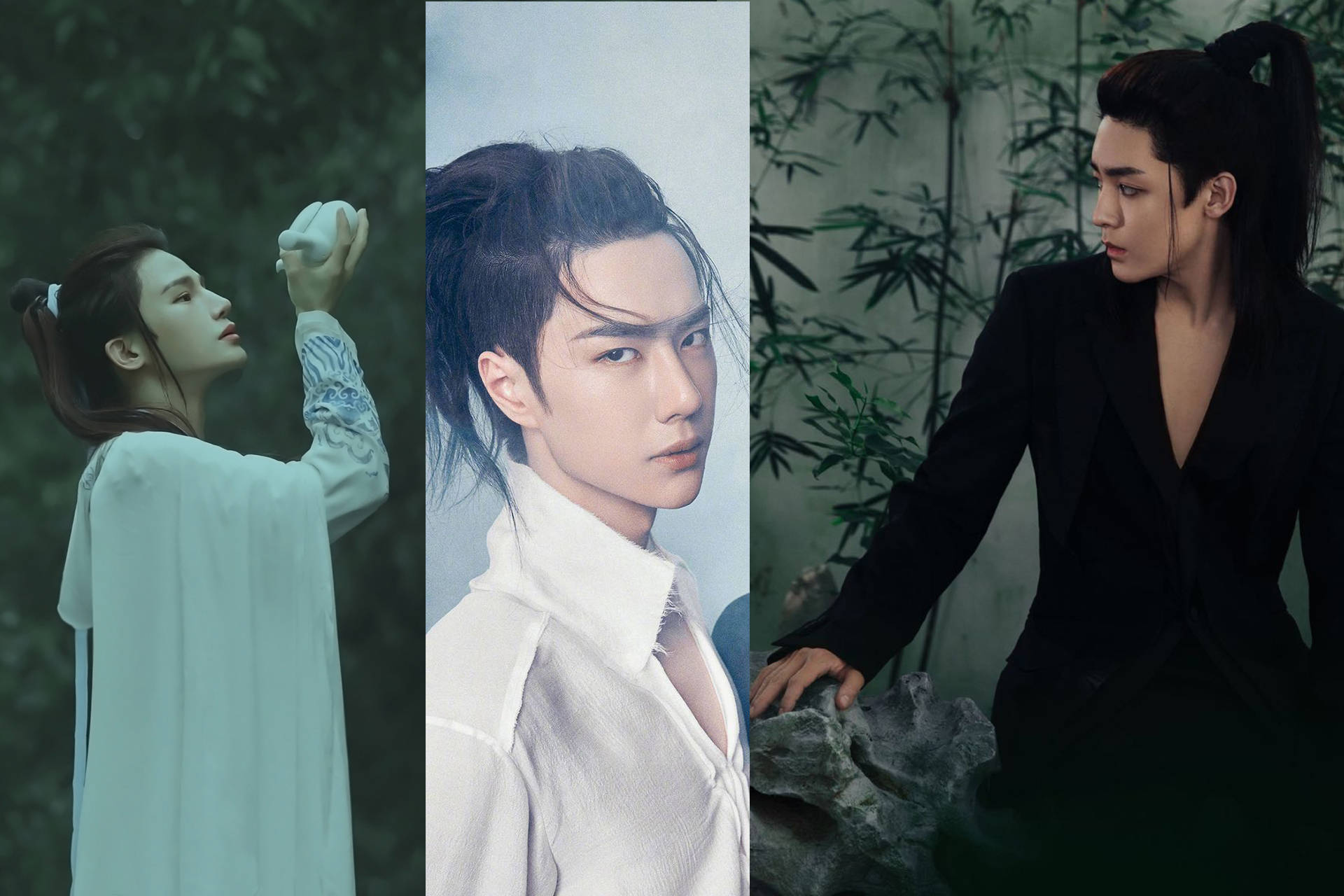 男星古风大片王一博侯明昊陈奕天谁更古风