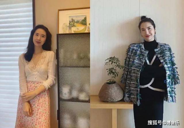 晒衣服|服饰质感差别大？张大奕董花花一同晒衣服，后者真丝料子碾压前者