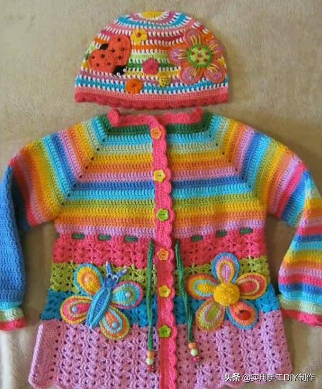 都有|「针织作品」50款时尚漂亮的儿童开衫和套头衫，男娃和女娃的都有