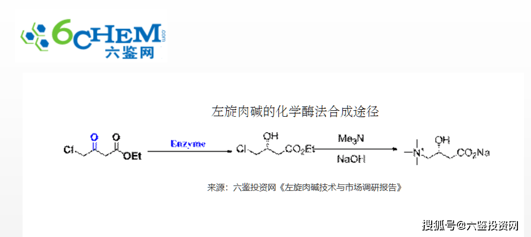 原创左旋肉碱的化学酶法合成新技术及投资分析