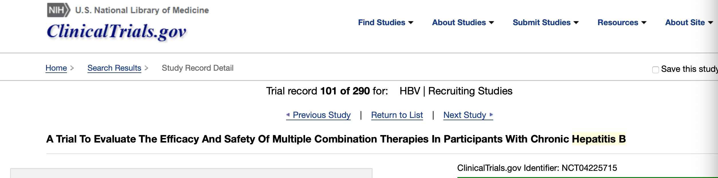新药|乙肝在研新药RO7049389，评估新分子实体，2期多重联合