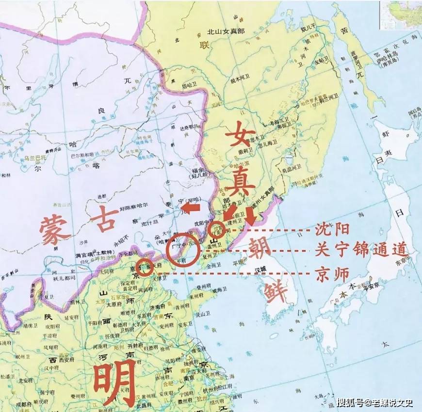 明嘉靖三十八年(1559年),努尔哈赤生于建州左卫(明朝设立的建州三卫之