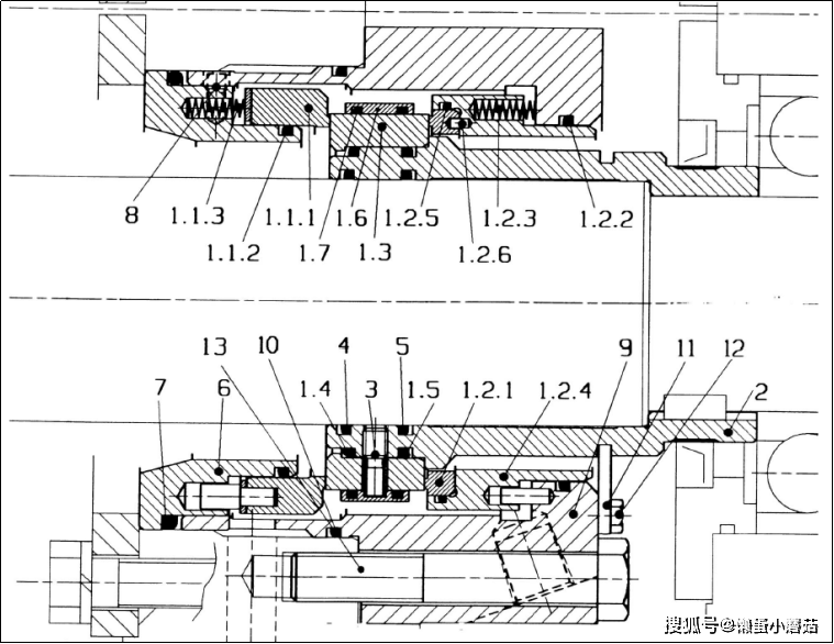 api plan 54;机械密封规格型号是:hv-d10/102, 双端面集装式串联结构