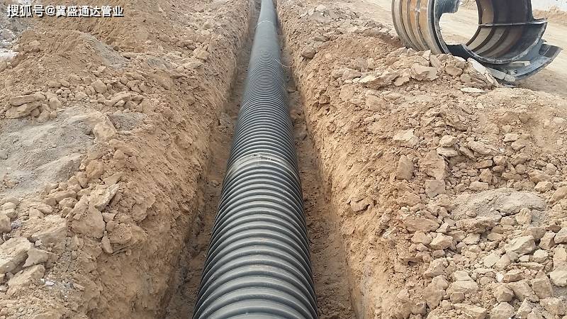 原创太原塑料排水管道常用的管道就是hdpe双壁波纹管和pe钢带增强波纹