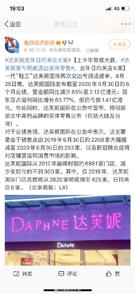 门店|达芙妮宣布彻底告别实体店!