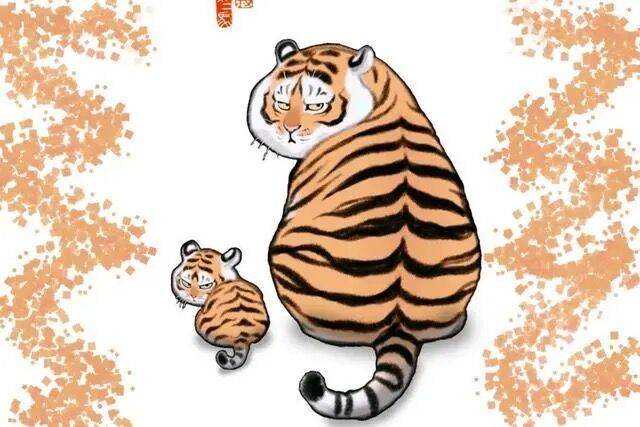 原创如果老虎和小猫一样萌你会喜欢吗看了萌萌的胖虎我感觉融化了