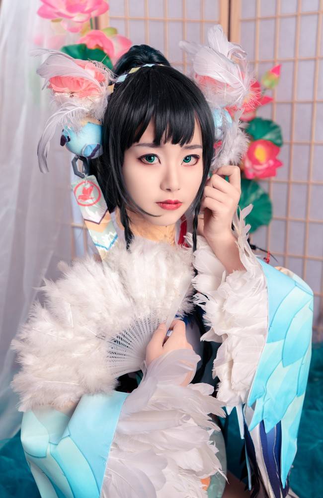 cos:阴阳师花鸟卷,闲池荷香