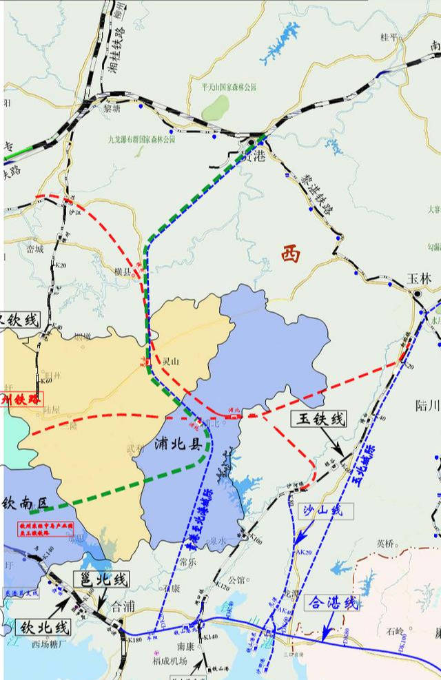 原创灵山,浦北通高铁之日,就是钦州市雄起之时