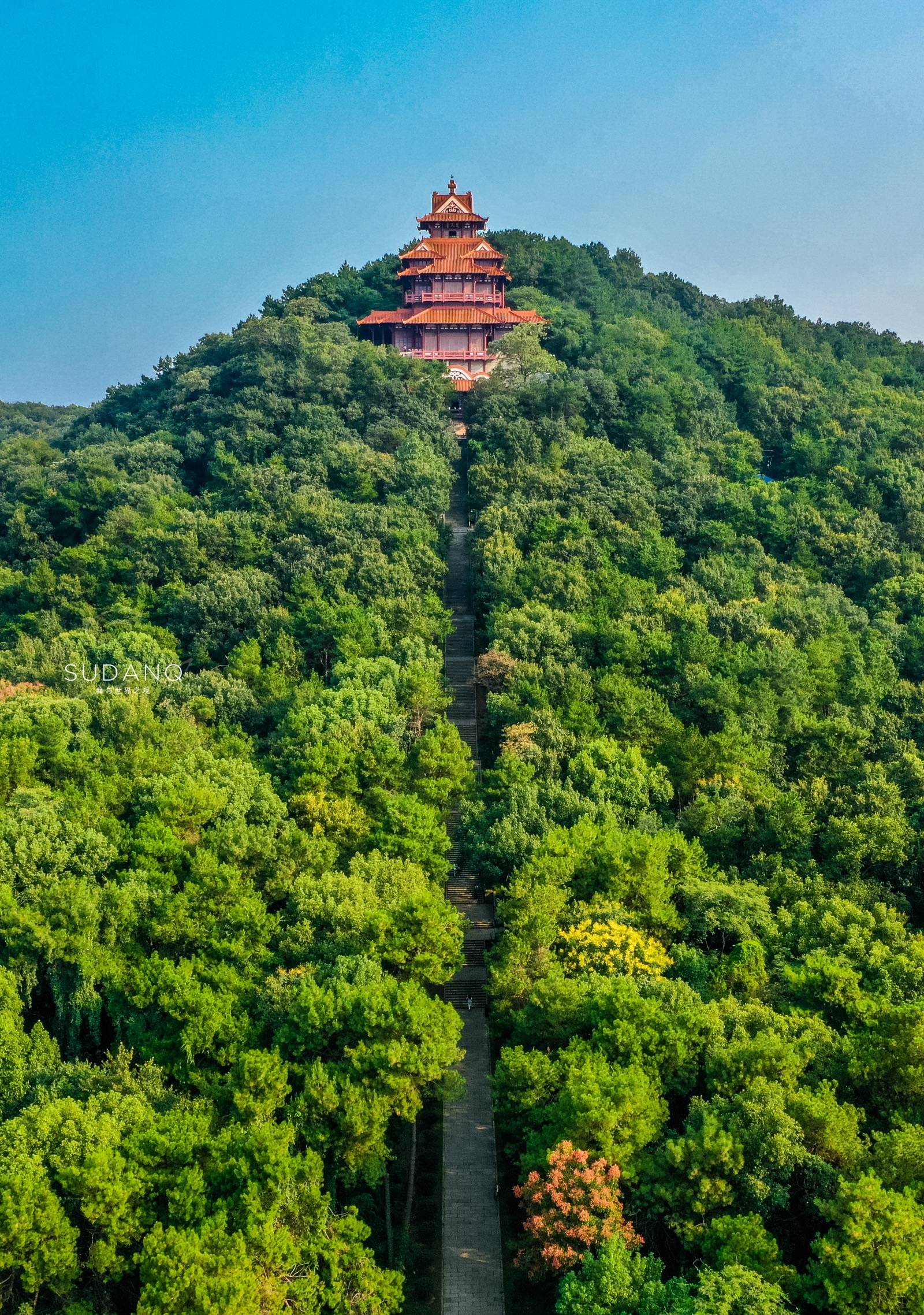 天台|武汉楚天台：仿古代章华台而建，可媲美江南三大名楼