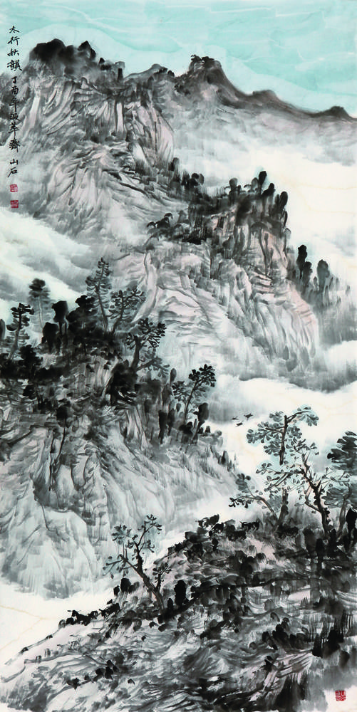 艺墨传承香港画院第三届中国画大展吴山石作品鉴赏