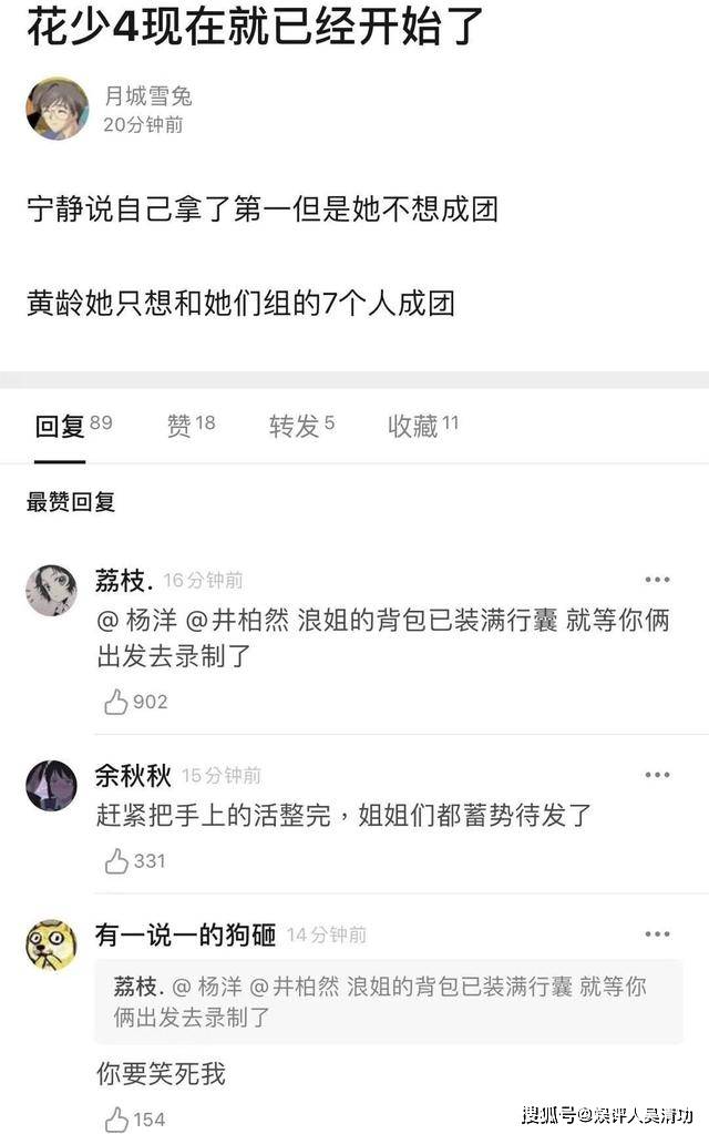 成团之夜“扯头花”：黄龄不该激怒宁静，《花