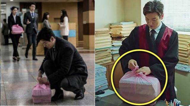 方巾|《秘密森林2》里检察官手里的粉红包裹真的只是便当盒吗？