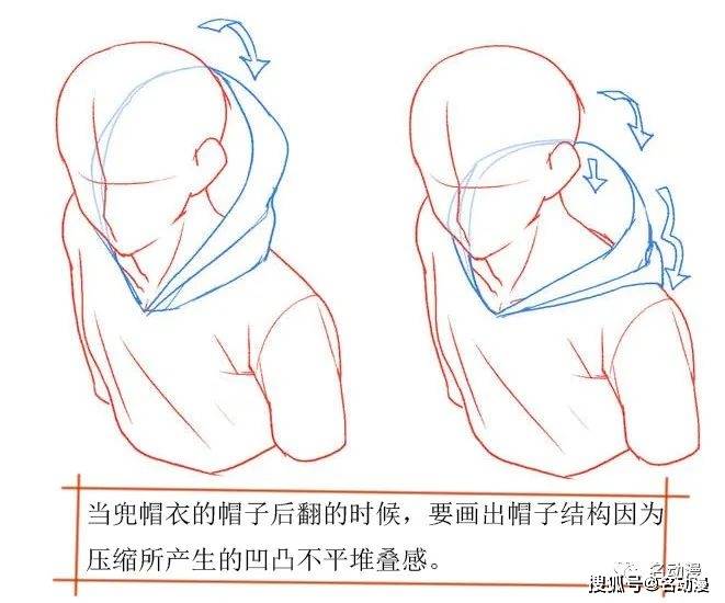 兜帽衣服怎么画?兜帽服的绘画技巧