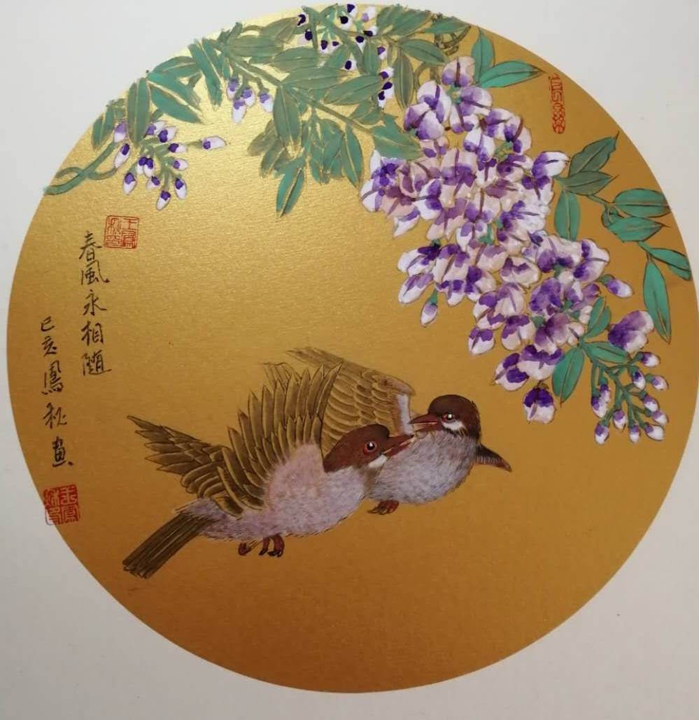 画家王凤秋国画作品欣赏_工笔画