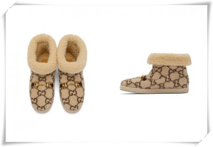 冬天|Gucci这双雪地靴,可能是最挑战穿搭功力的鞋款!