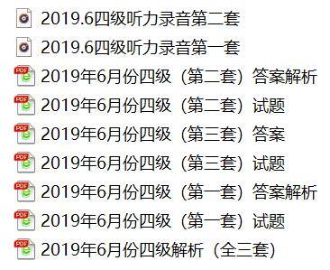 【米乐M6app】
2019年6月英语四级真题+谜底剖析+听力原频