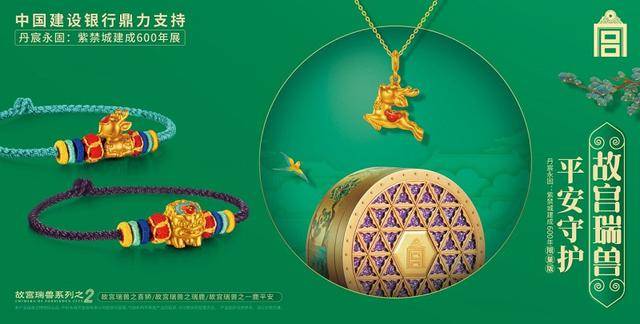 中国建设银行联合故宫博物院共同开发"故宫瑞兽系列产品"