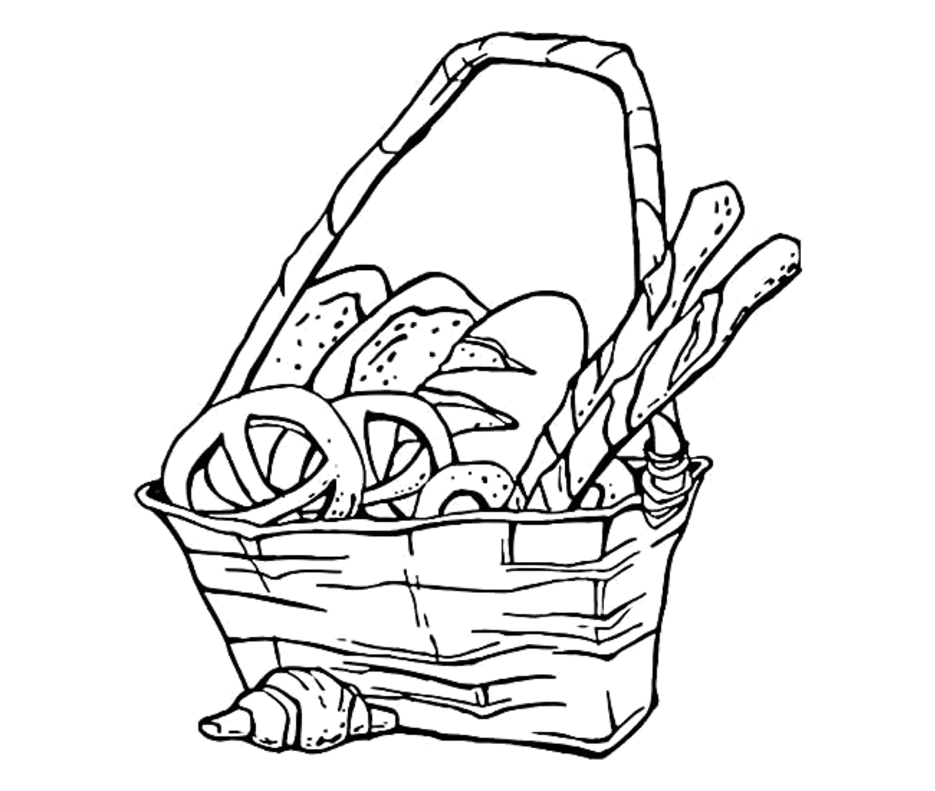 空水果篮子简笔画大全 空水果篮子简笔画大全画法