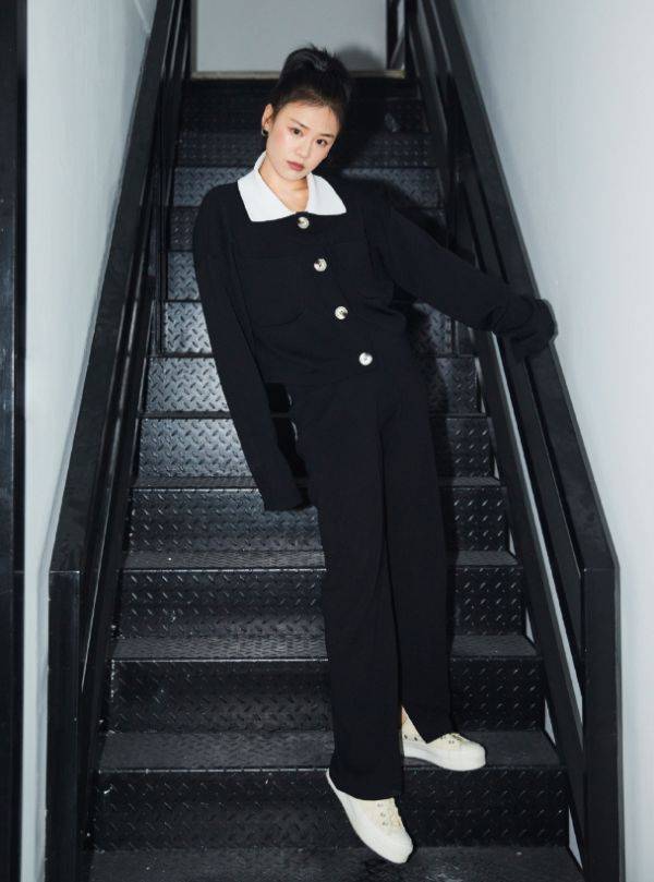 形象|马思纯怎么又胖了？素颜看脱口秀被拍，一脸胆怯惹人心疼