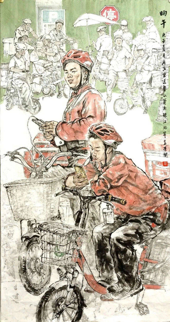 画家孙戈作品《移动的生活》欣赏