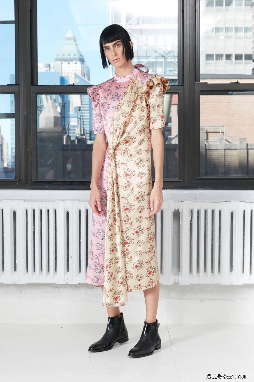 Xue|2021纽约时装周来啦！Xue Gao：是心动呀！睡衣+夹克就能快速完成今日穿搭