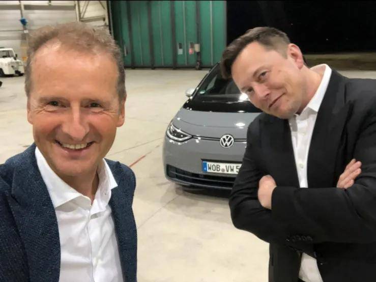 迪斯|马斯克密会迪斯｜没有企业比大众距离特斯拉更近