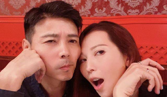 儿女|原创蔡少芬47岁生日，撇下儿女过二人世界，与张晋贴脸秀对戒甜蜜放闪