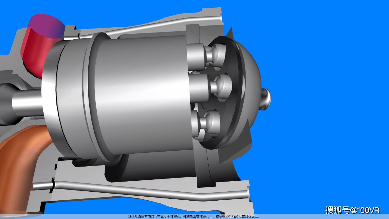 柱塞泵内部结构及工作原理3d动画直观展示液压从业人员必看