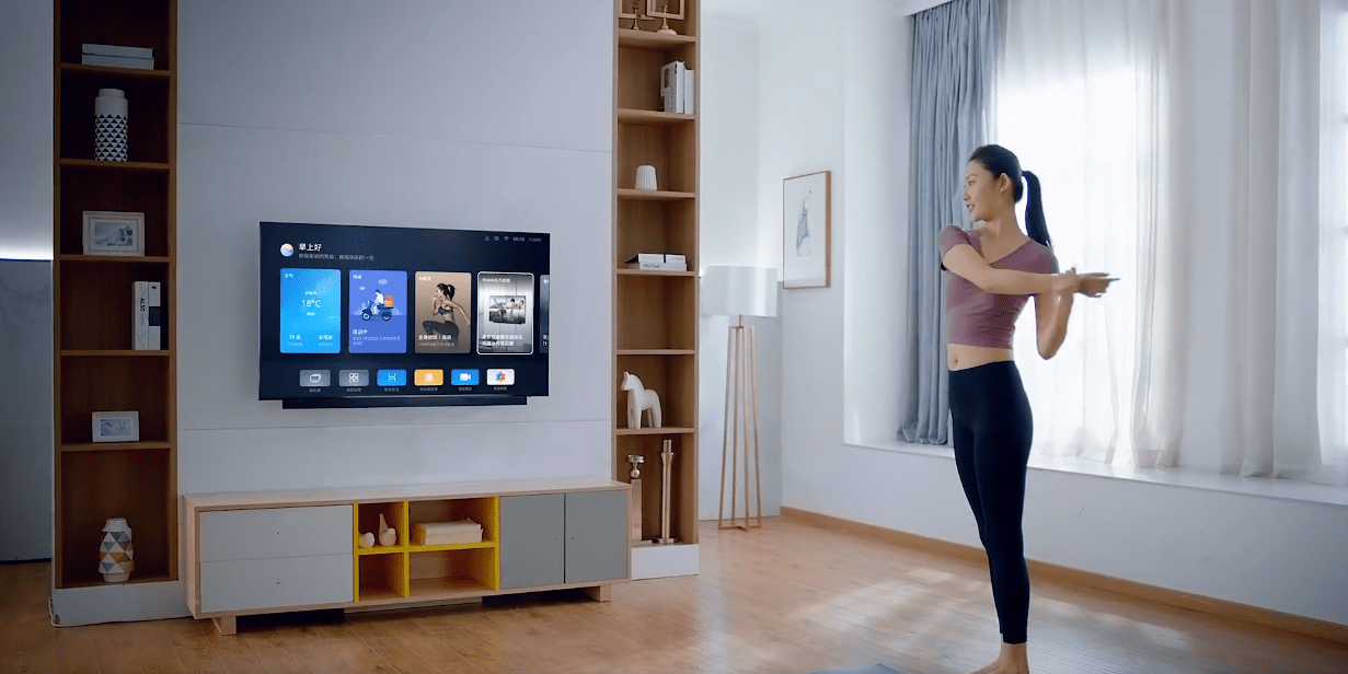 练也很|唤醒智慧助手小艺，和华为智慧屏一起燃烧你的卡路里