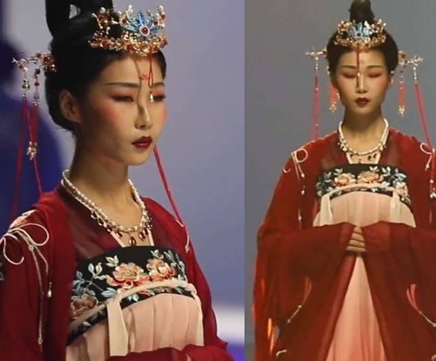 鲛人|国际秀场“百万汉服”什么样?我只认得鲛人泪,长孙皇后艳压全场